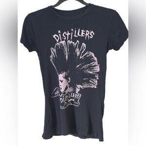 Rare Vtg Brad Butter The Distillers Brody Dalle Y2K Punk Tattoo Graphic Tee